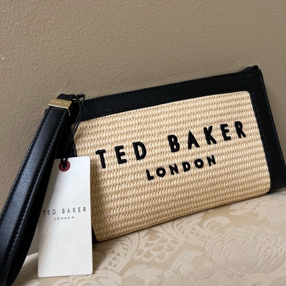❣️SOLD❣️Ted Baker Large Woven Wristlet/Clutch NWT R $198 - Picture 5 of 9